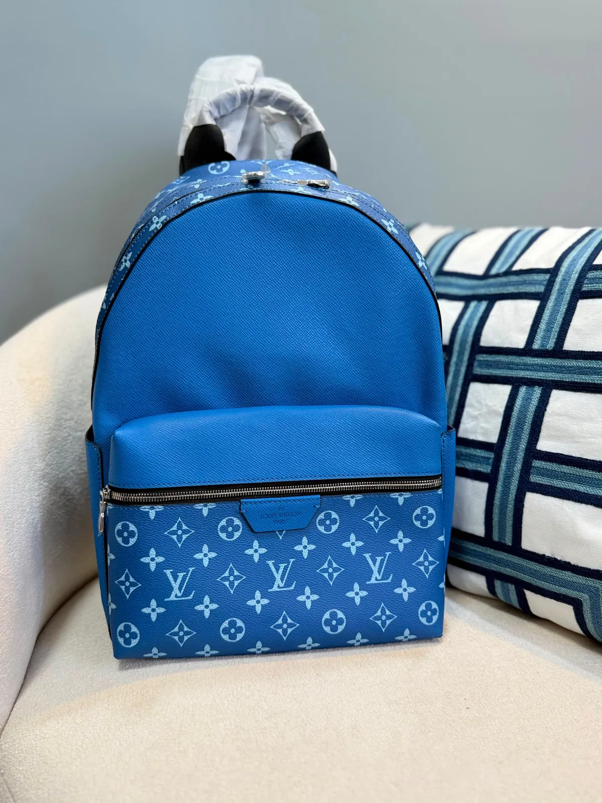 Mochila Monograma Azul