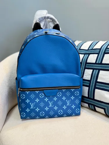 Mochila Monograma Azul