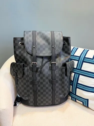 Mochila Christopher Damier Escura