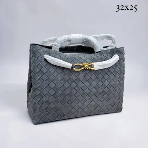 Tote Intrecciato Cinza