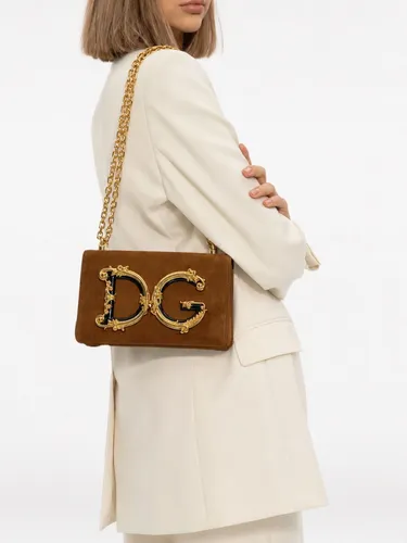 Bolsa Camurça DG Marrom