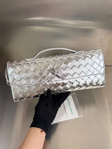 Clutch Intrecciato Prata