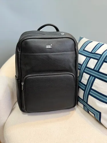 Mochila Couro Dois Bolsos
