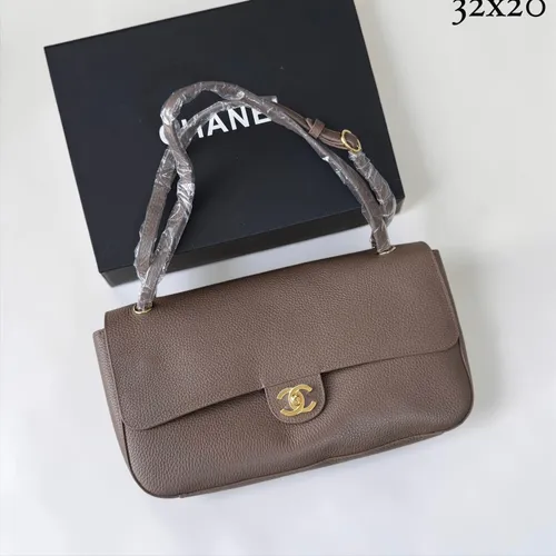 Flap Top Handle Taupe