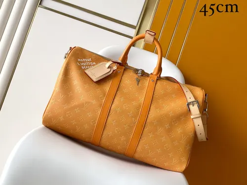 Keepall Couro Caramelo