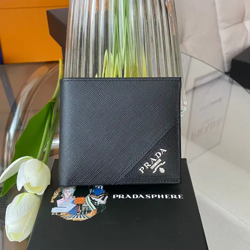 Carteira Saffiano Navy
