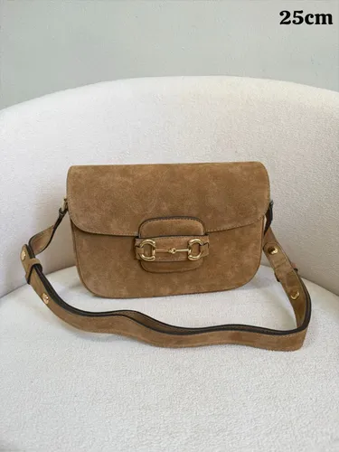 Bolsa de Camurça Caramelo