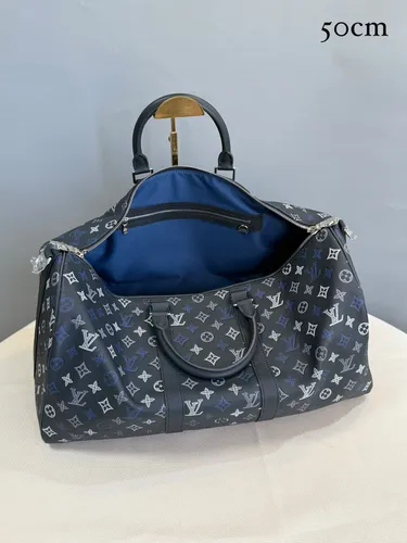 Keepall Monograma Denim Navy