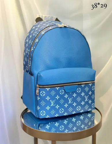 Mochila Monograma Azul